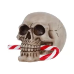 FROSTBITE CANDY CANE LED SKULL FIGURE - immagine 2
