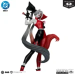 DC DIRECT HARLEY QUINN:RED,WHITE&BLACK HARLEY QUINN BY ALEX GARNER RESIN STATUE - immagine 4