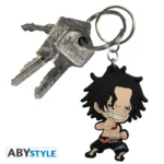 ONE PIECE PORTGAS D ACE PVC KEYCHAIN - immagine 2