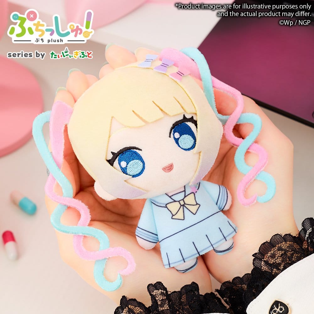 x_buro45685 Needy Girl Overdose Puchish! Plush Figure Internet Angel 12 cm - immagine 1