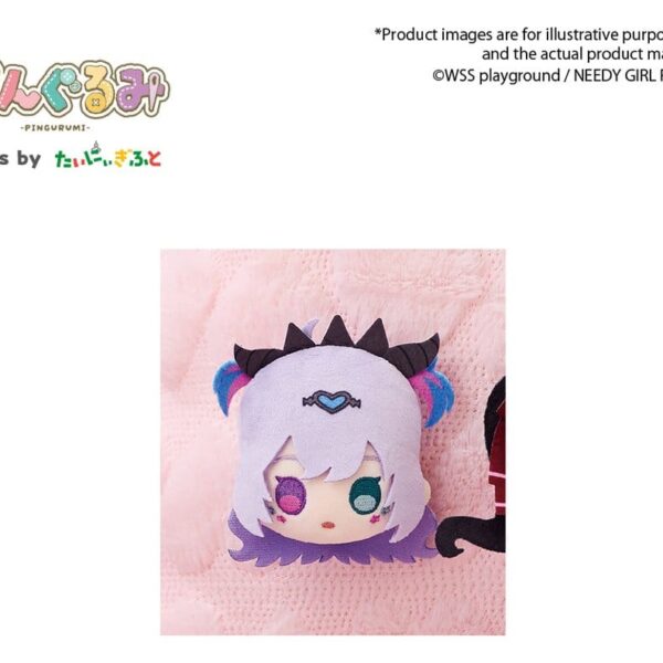 Needy Girl Overdose Pingurumi Mini Figure Purple Lollipop 8 cm