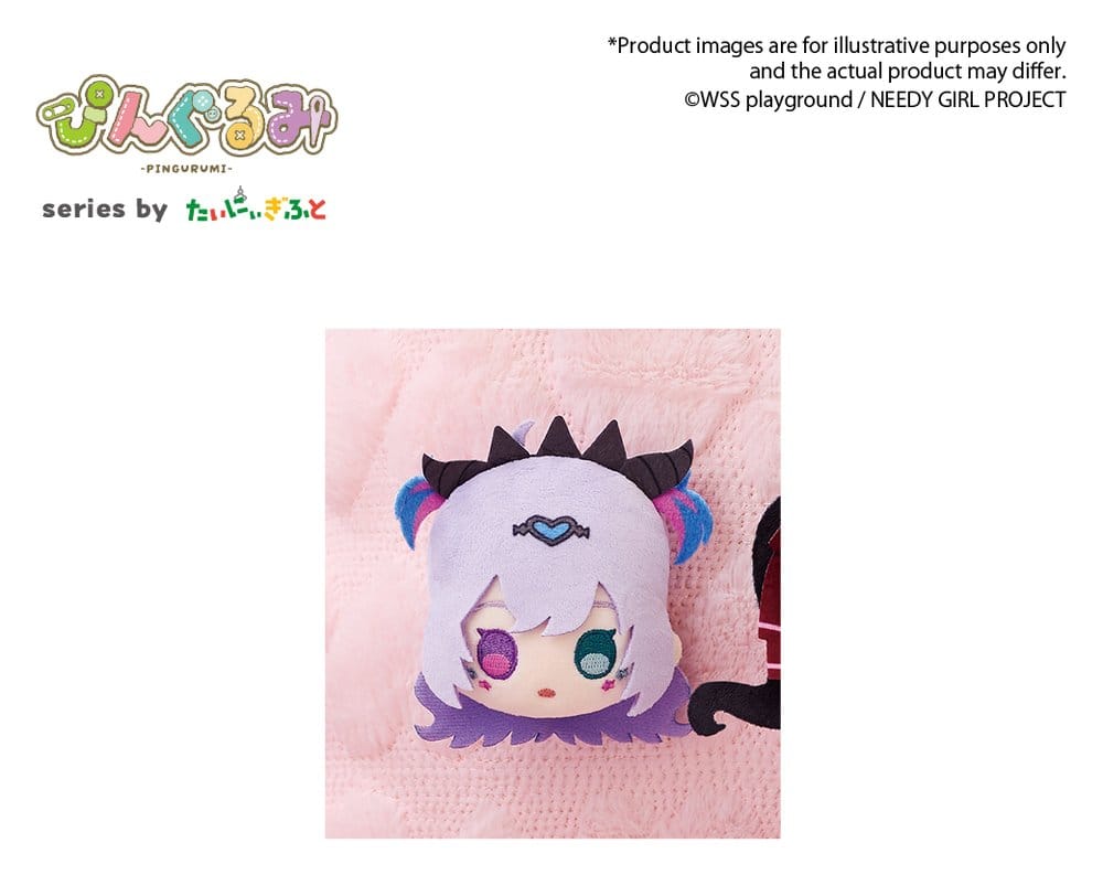 x_buro45693 Needy Girl Overdose Pingurumi Mini Figure Purple Lollipop 8 cm - immagine 1