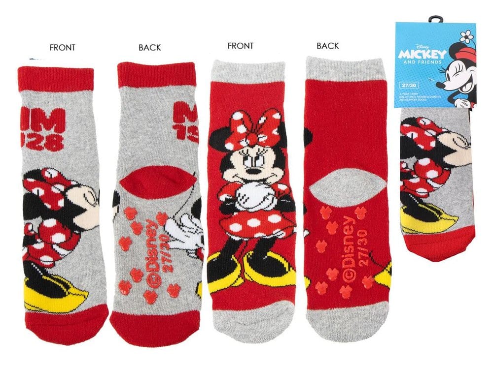 x_cer2900002975 Disney Anti-Slip Socks with Applications Minnie Mouse 27-34 - immagine 1