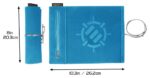 Enhance Tabletop Accessories Roll on a Scroll Dice and Rolling Mat Blue - immagine 2