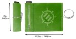 Enhance Tabletop Accessories Roll on a Scroll Dice and Rolling Mat Green - immagine 2