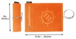 Enhance Tabletop Accessories Roll on a Scroll Dice and Rolling Mat Orange - immagine 2