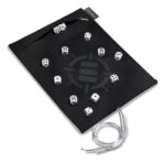 Enhance Tabletop Accessories Roll on a Scroll Dice and Rolling Mat White