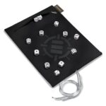 Enhance Tabletop Accessories Roll on a Scroll Dice and Rolling Mat White
