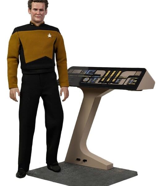 Star Trek: The Next Generation Action Figure 1/6 Chief Miles O'Brien with Transporter Console 30 cm