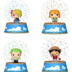 One Piece Mini Figures Glitter Globes PDQ 5 cm Display (12)