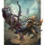 World of Warcraft Art Print Sylvanas vs Anduin Wrynn Limited Edition 42 x 30 cm