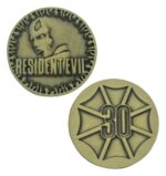 Resident Evil Collectable Coin 30th Anniversary Antique Brass - immagine 2