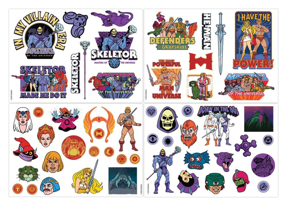 x_fntk-m-motu12 Masters of the Universe Tech Sticker Pack - immagine 1