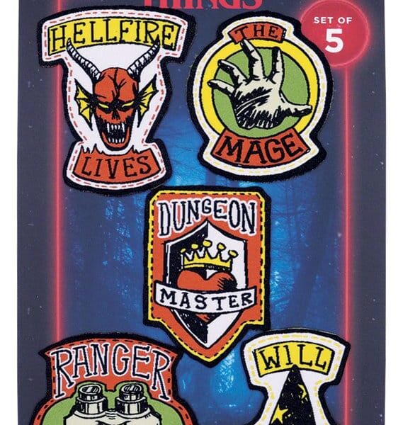 Stranger Things Fabric Patches 5-Pack