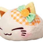 Nemuneko Cat Fruit Big Plush Figure Orange 30 cm