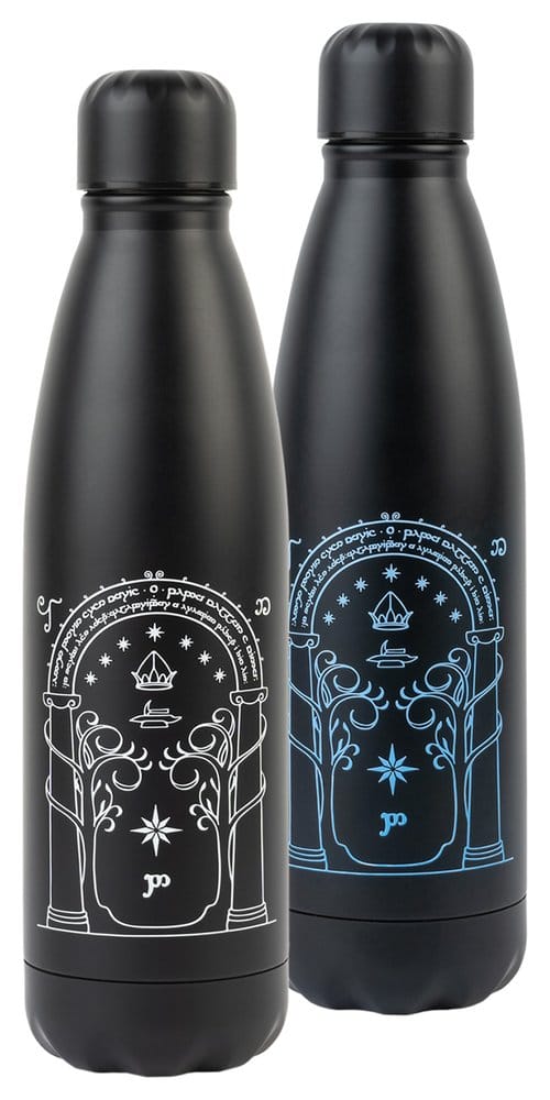 x_gpe29772 The Lord of the Rings Metal Bottle Heat Change Moria Gate 750 ml - immagine 1
