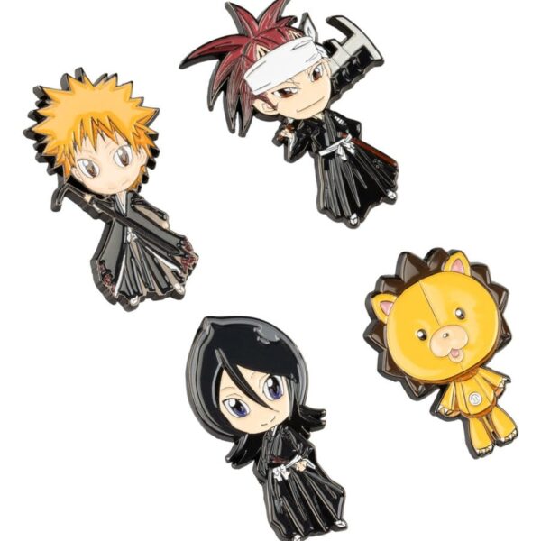 Bleach Pin Badges Set of 4