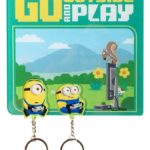 Minions Key Holder with Keyring