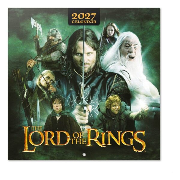 The Lord of the Rings Wall Calendar 2027 30 x 30 cm
