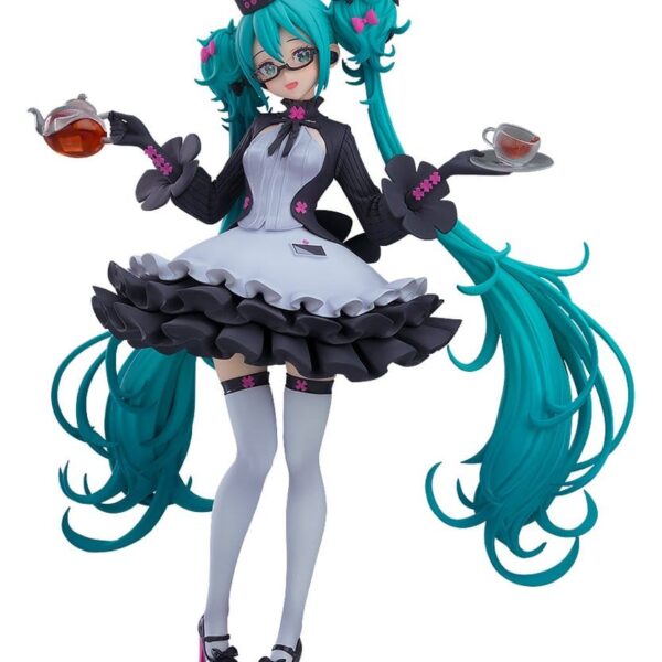 Character Vocal Series 01: Hatsune Miku Pop Up Parade Hatsune Miku: Glasses x Café Ver. 18 cm
