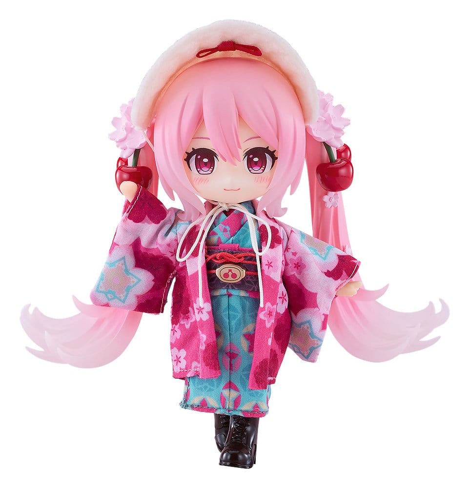 x_gsc58415 Character Vocal Series 01: Hatsune Miku Nendoroid Doll Sakura Miku: Hirohako 2025 Ver. (Hakodate) - immagine 1