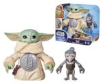 Star Wars: The Mandalorian & Grogu Electronic Action Figure Huggin' Grogu & Anzellan 17 cm - immagine 3