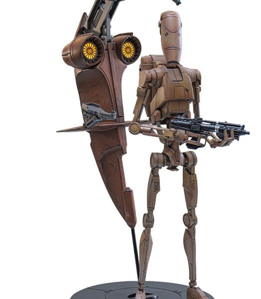 Star Wars: The Phantom Menace Movie Masterpiece Action Figure Set 1/6 Battle Droid & STAP 32 cm
