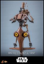 Star Wars: The Phantom Menace Movie Masterpiece Action Figure Set 1/6 Battle Droid & STAP 32 cm - immagine 3