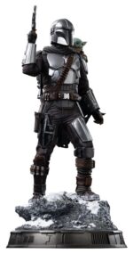 The Mandalorian & Grogu Art Scale Statue 1/10 The Mandalorian and Grogu 25 cm - immagine 5