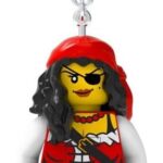 Lego Mini Figure Keychain Pirate Princess