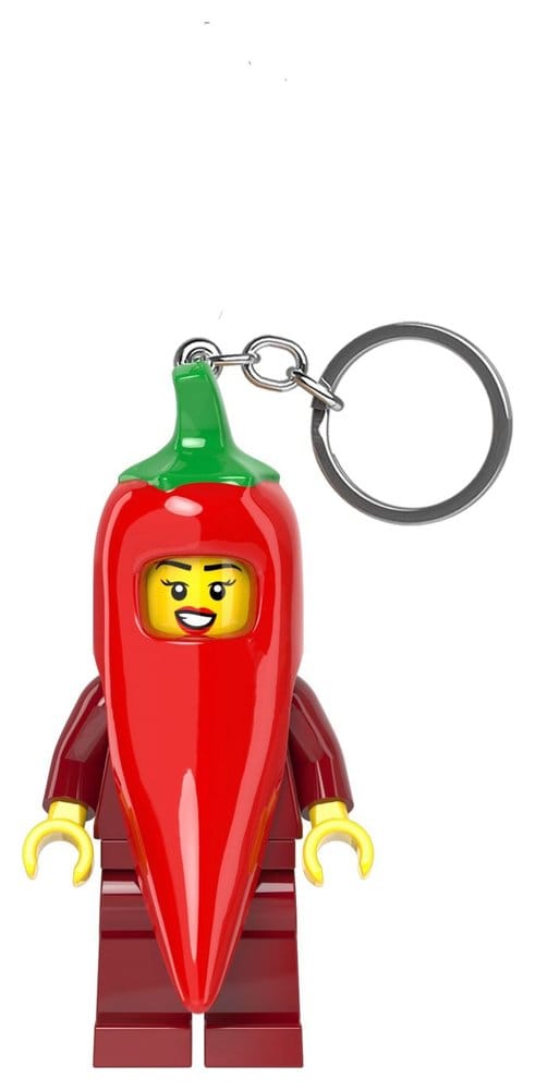 x_joy53873 Lego Mini Figure Light-Up Keychain Chili Costume - immagine 1