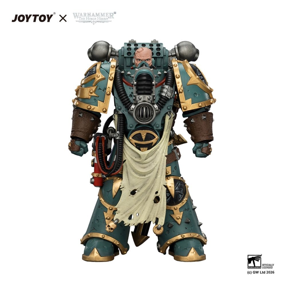 x_jt04339 Warhammer Action Figure Sons of Horus Maloghurst the Twisted, the Warmaster's Equerry 13 cm - immagine 1
