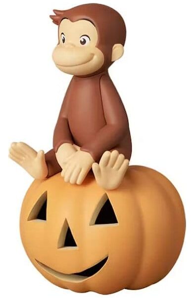 Curious George UDF Mini Figure w/Pumpkin 6 cm