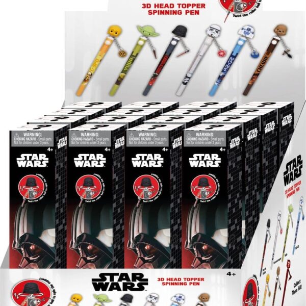 Star Wars 3D Head Topper Spinning Pen Display (16)
