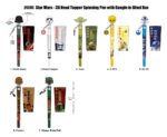 Star Wars 3D Head Topper Spinning Pen Display (12) - immagine 2