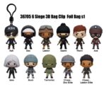 Six Siege 3D PVC Bag Clips Series 1 Display (24) - immagine 2