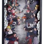 Naruto Model Kit Wooden Theatre Combat (Large) 26 cm