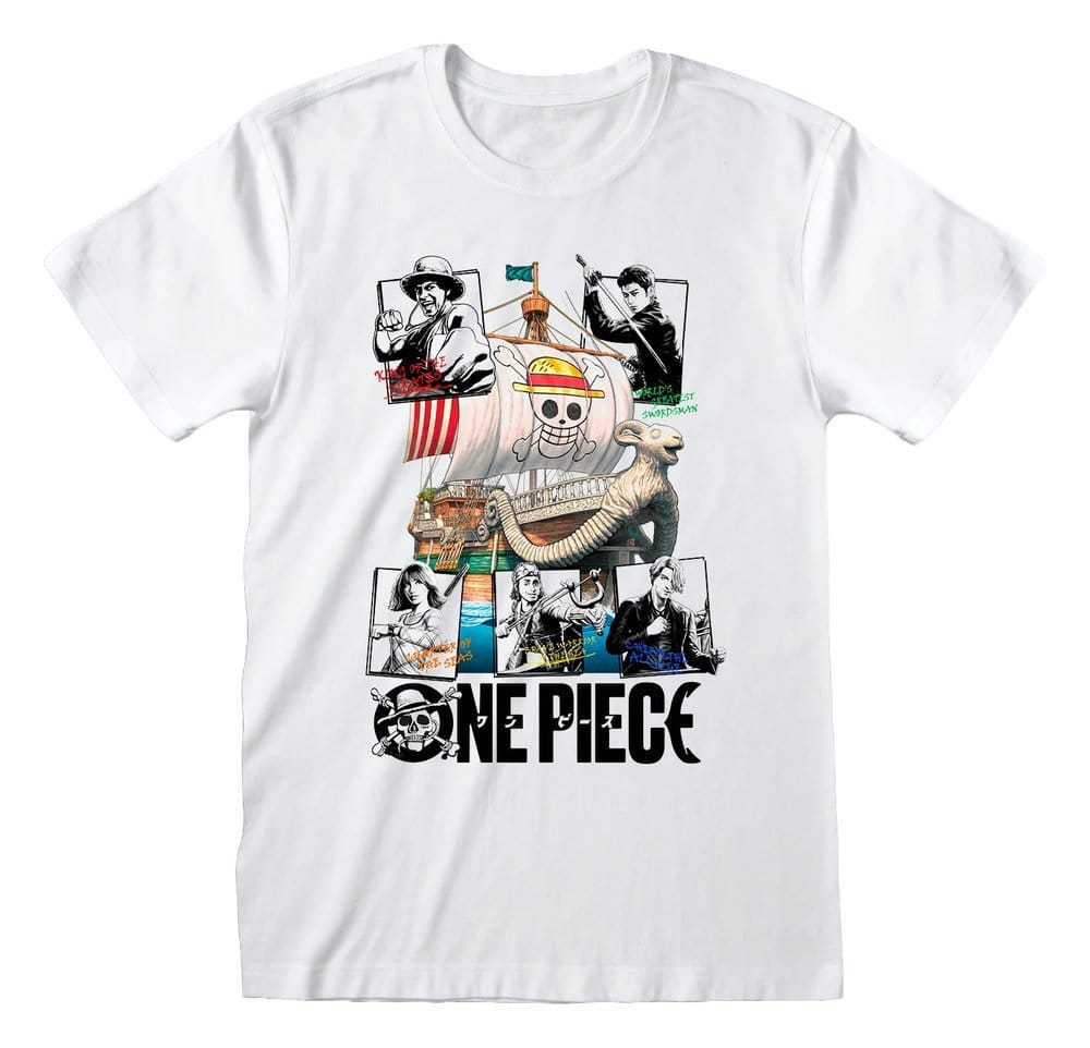 x_one10253tsw One Piece T-Shirt Merry Go Call Outs - immagine 1