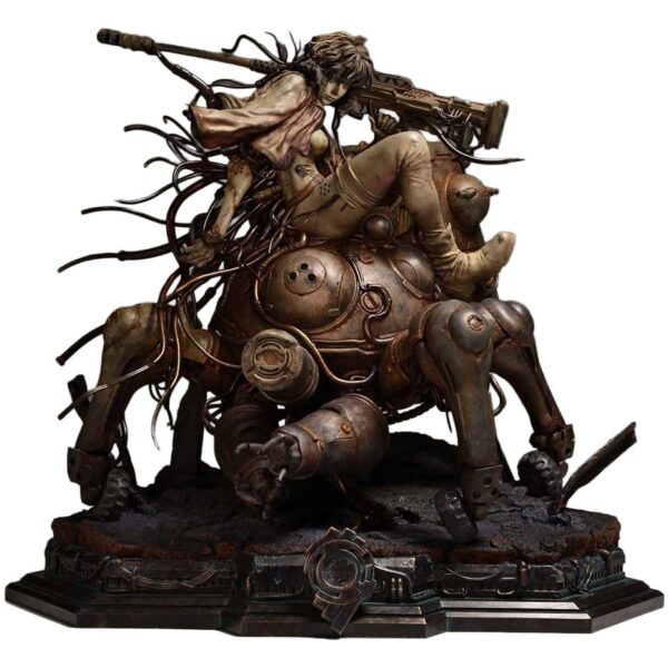 Ghost in the Shell Stand Alone Complex The Legend of Beauty and the Beast Statue 1/4 Motoko Kusanagi & Tachikoma Art by Entei Ryu Bonus Version 53 cm