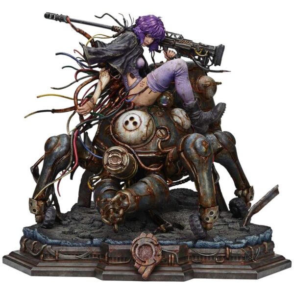 Ghost in the Shell Stand Alone Complex The Legend of Beauty and the Beast Statue 1/4 Motoko Kusanagi & Tachikoma Character color Art by Entei Ryu Bonus Version 53 cm