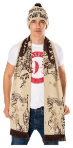 Harry Potter Scarf Marauders Map Long Length - immagine 2