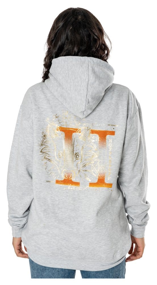 x_pe19411hsg Harry Potter Hooded Sweater Hufflepuff Zodiac - immagine 1