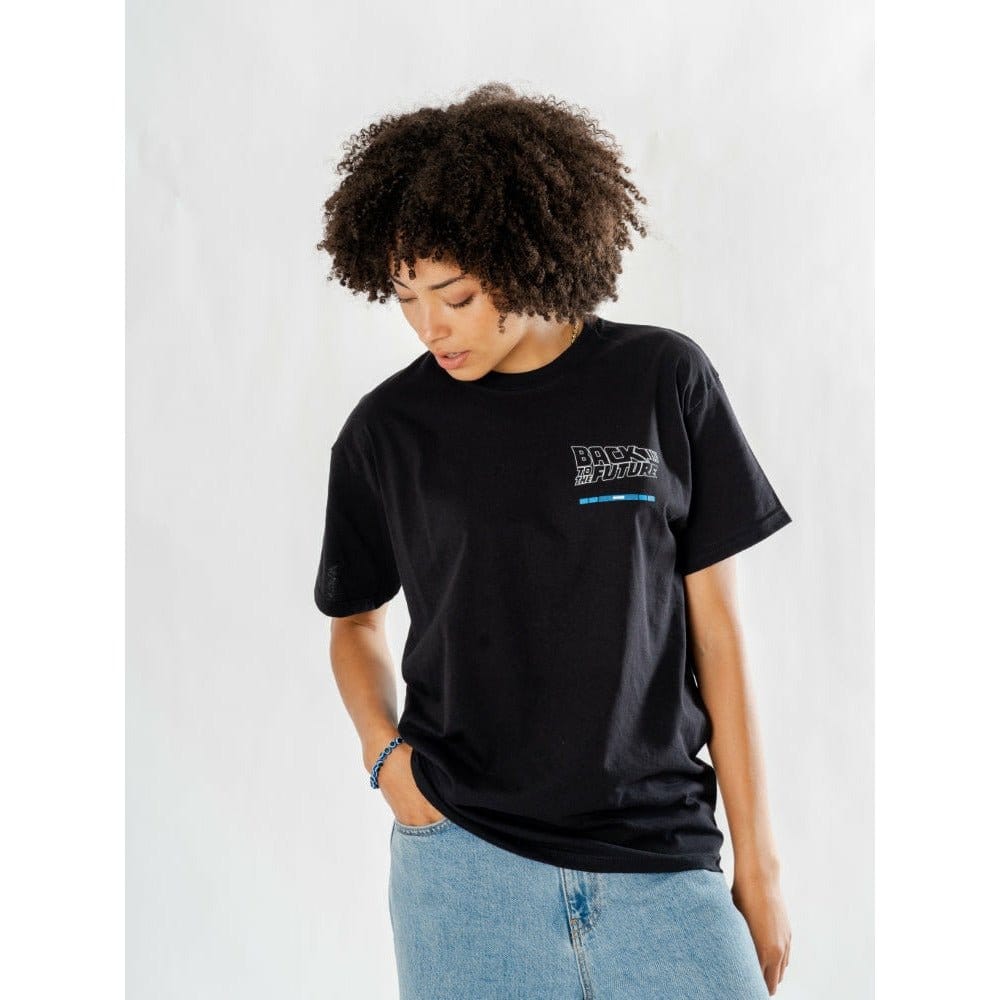 x_pe19415tsb Back to the Future T-Shirt Delorean Reverse - immagine 1