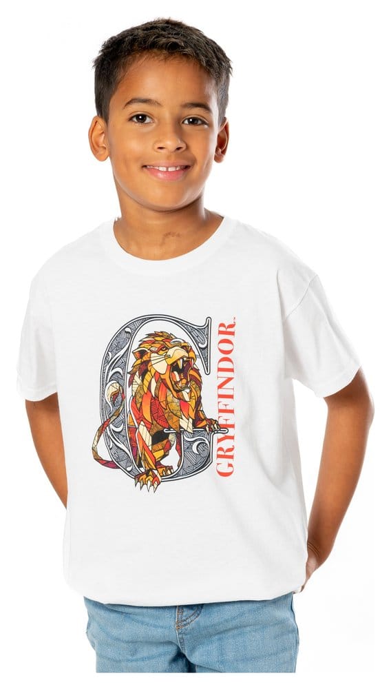 x_pe19429ktsw Harry Potter Kids T-Shirt Gryffindor Mosaic - immagine 1