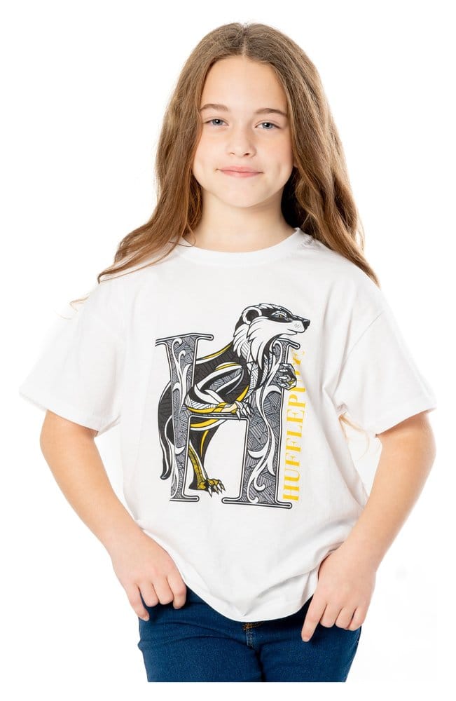 x_pe19432ktsw Harry Potter Kids T-Shirt Hufflepuff Mosaic - immagine 1
