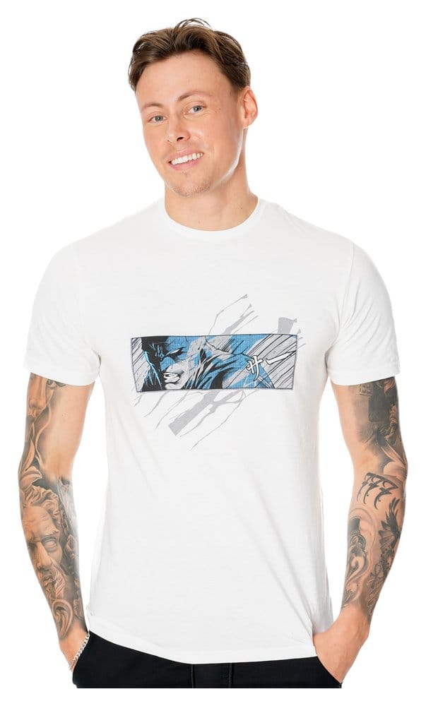 x_pe19532tsw DC Comics T-Shirt Batman Manga Rip - immagine 1