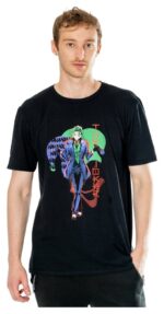 DC Comics T-Shirt The Joker Anime Red Light - immagine 2