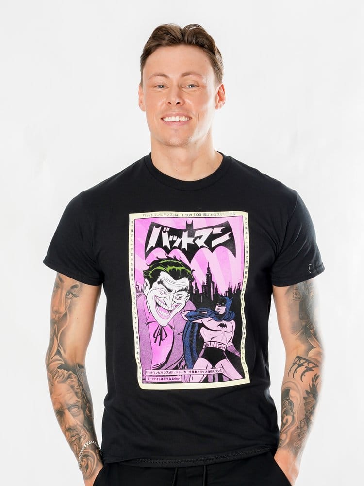 x_pe19562tsb Batman T-Shirt Joker Anime Poster - immagine 1