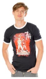 Gotham City Sirens T-Shirt Crossword Black Ringer - immagine 2