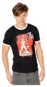 Gotham City Sirens T-Shirt Crossword Black Ringer - immagine 3
